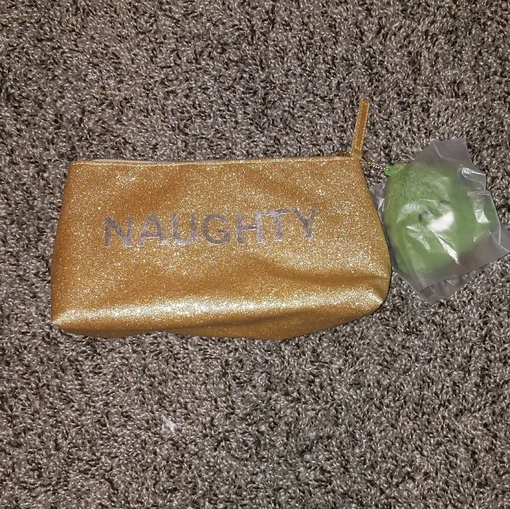 New naughty or nice makeup bag‎